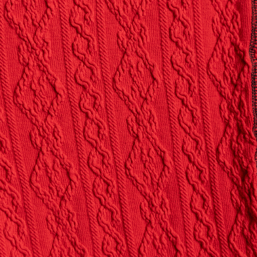 アランニット編みレギンス