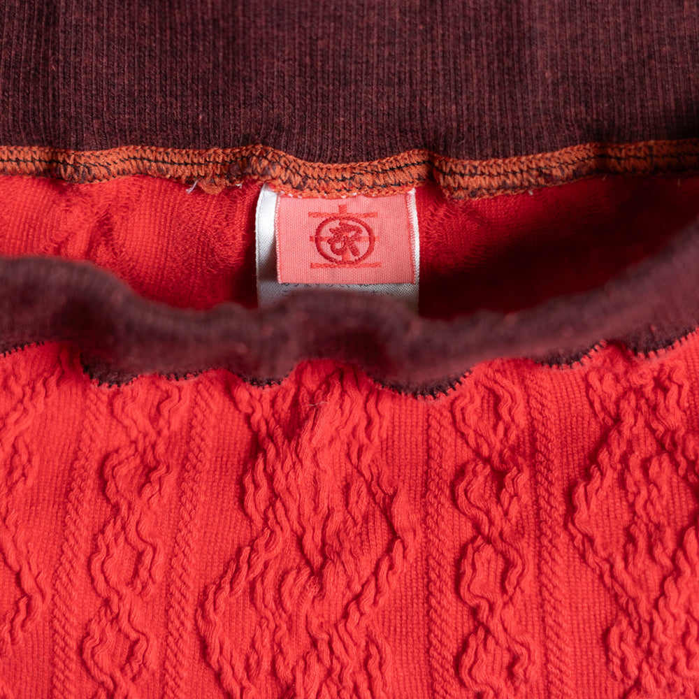 アランニット編みレギンス