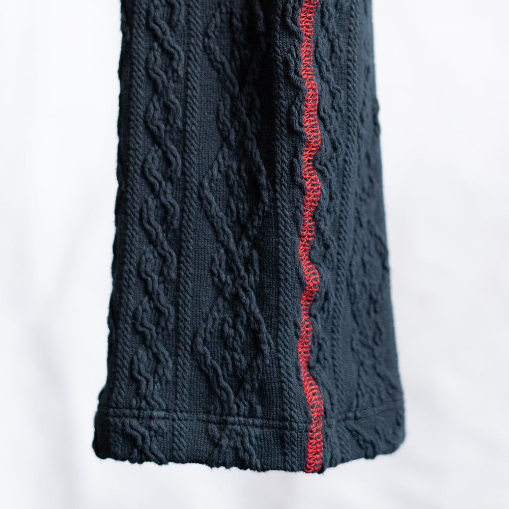 アランニット編みレギンス