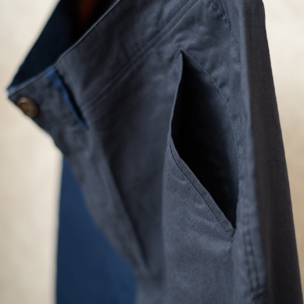 綿麻リラックスパンツ