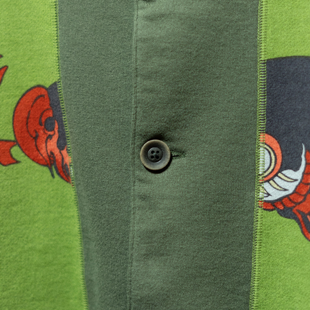 並んだ鯉のぼり総柄カーディガン