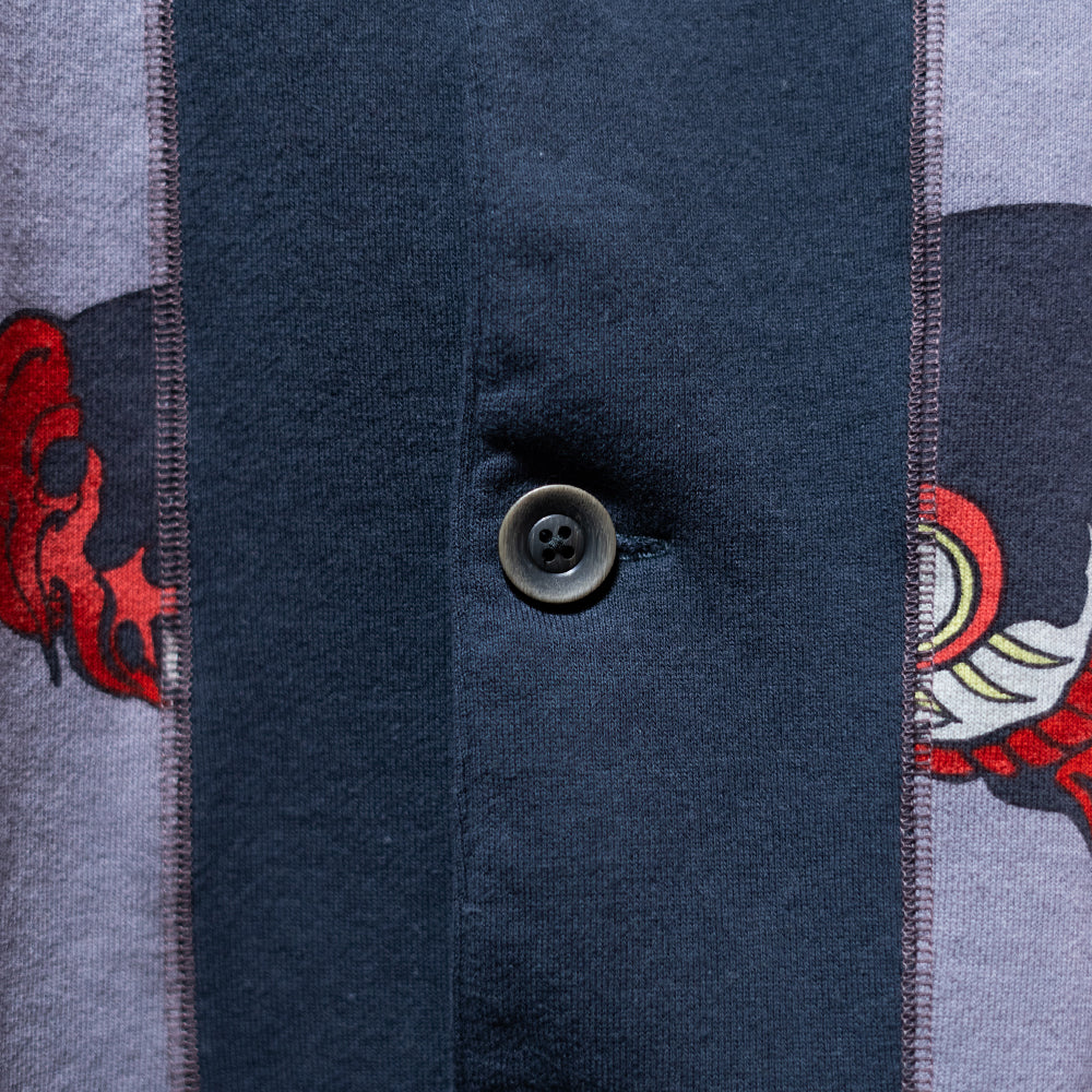 並んだ鯉のぼり総柄カーディガン