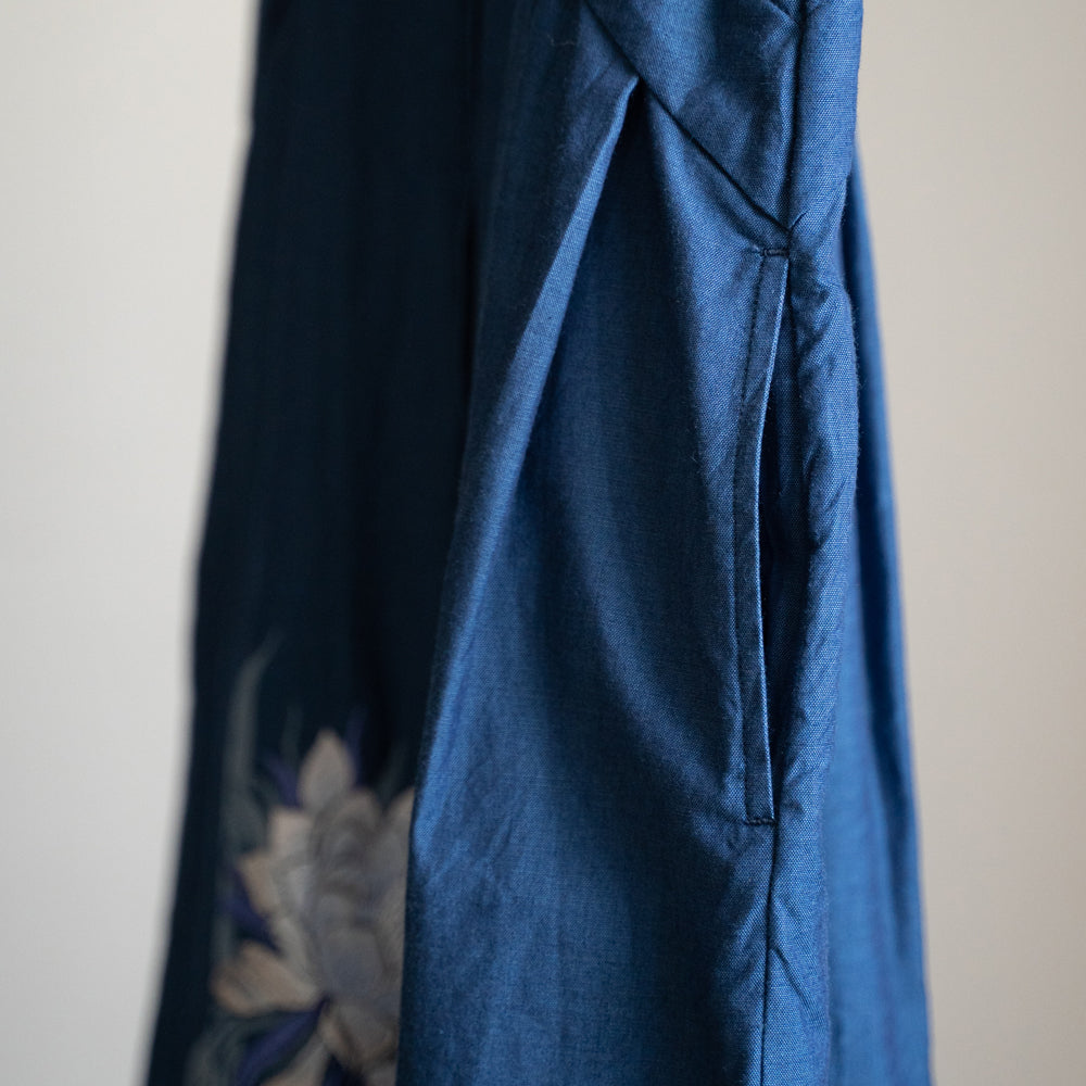 Night-blooming cereus Back Pleated Dress