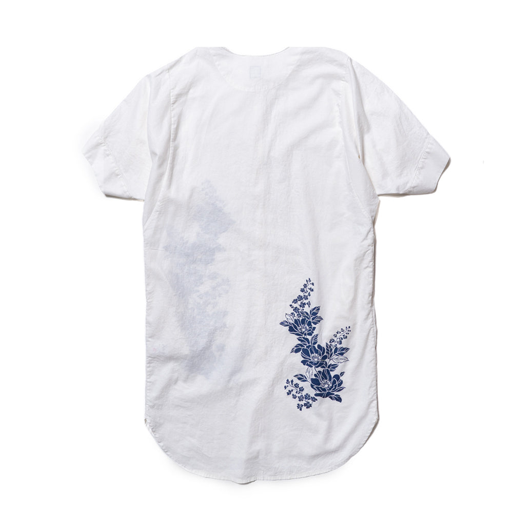 牡丹一華袖変形ワンピース