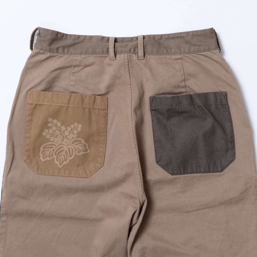 桐パッチワークパンツ