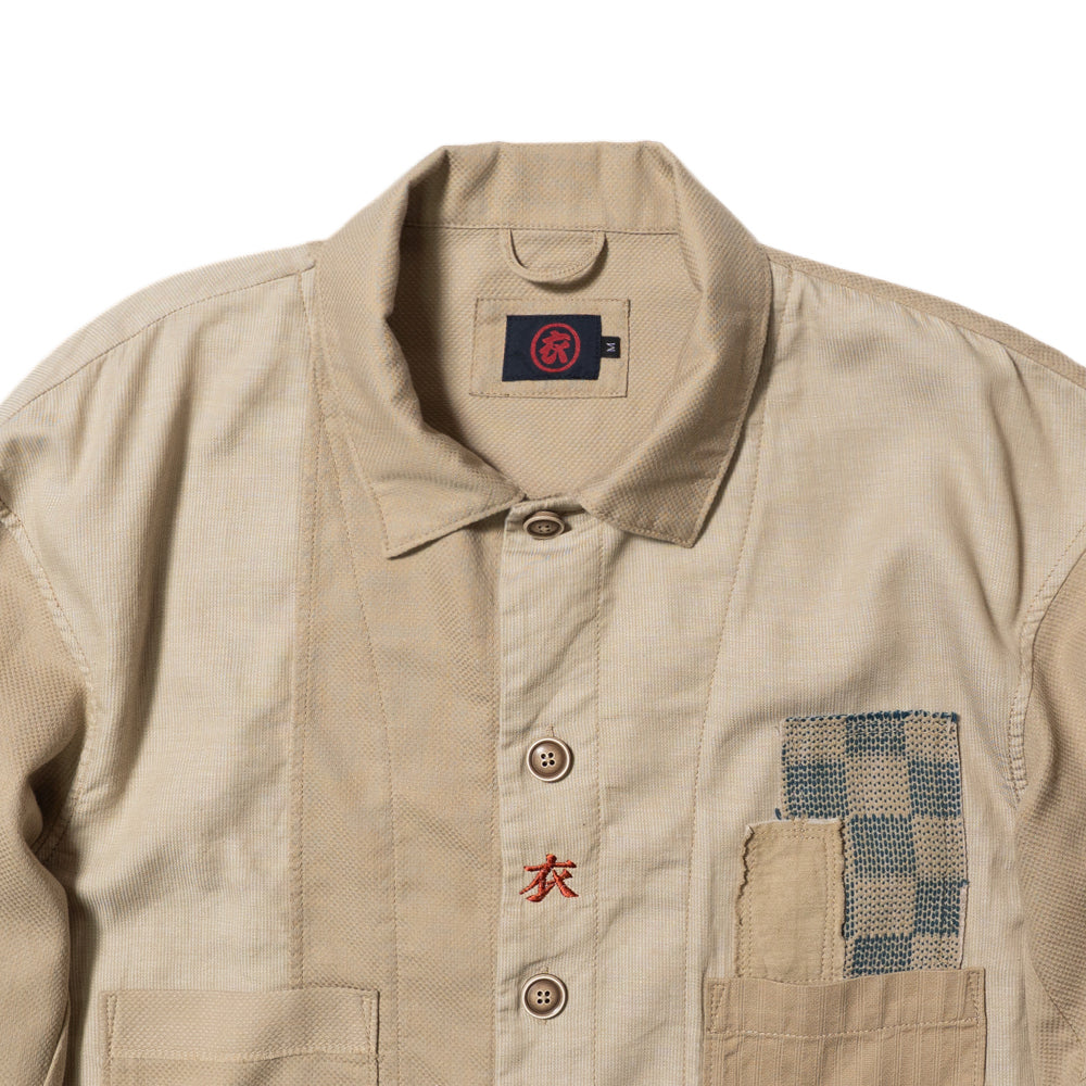 パッチワーク    カバーオール -生成り-