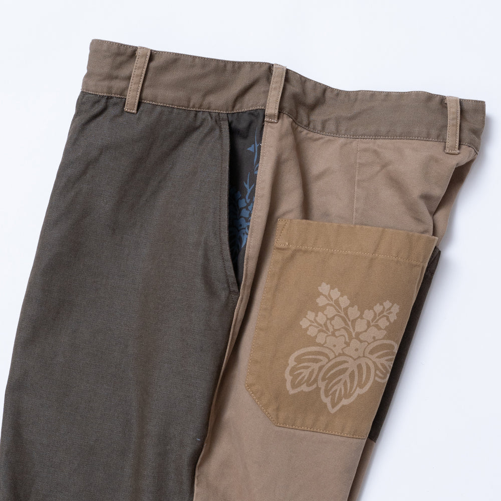 桐パッチワークパンツ