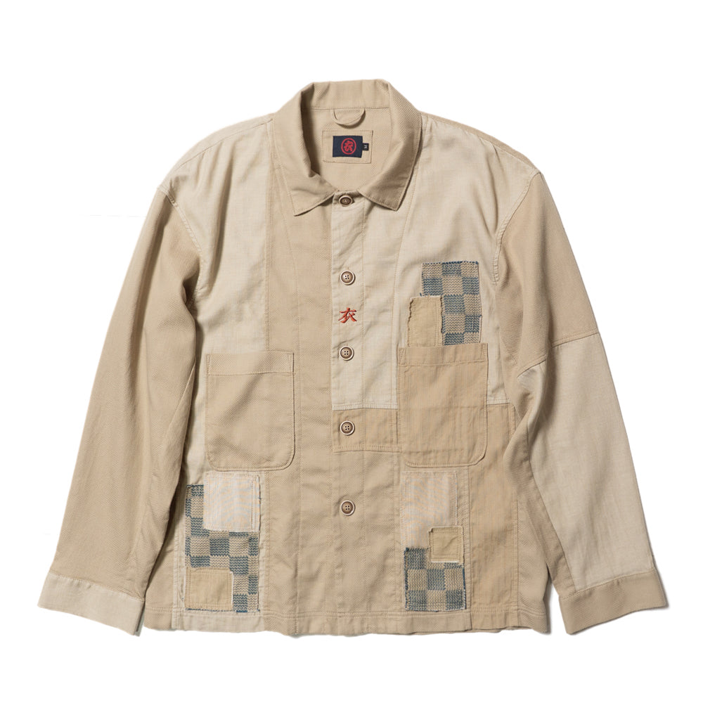 パッチワーク    カバーオール -生成り-