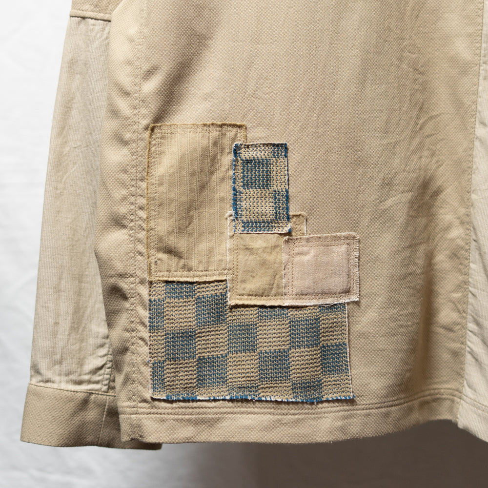 パッチワーク    カバーオール -生成り-