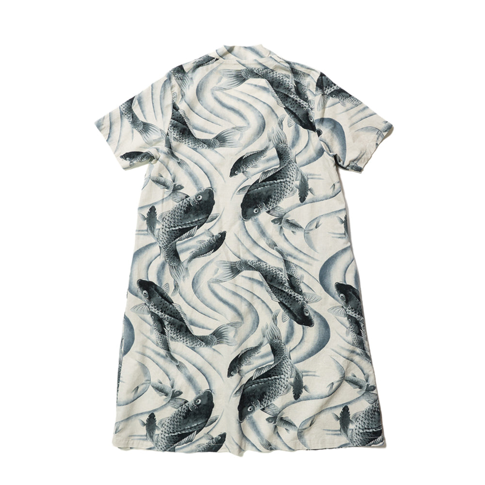 流水鯉総柄  ワンピース