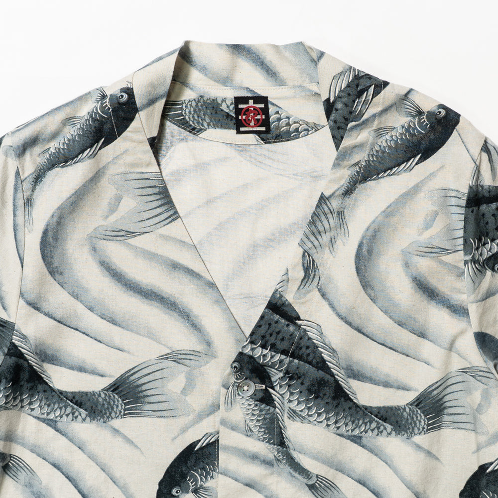 流水鯉総柄  ワンピース