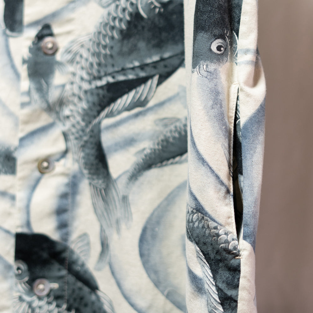 流水鯉総柄  ワンピース