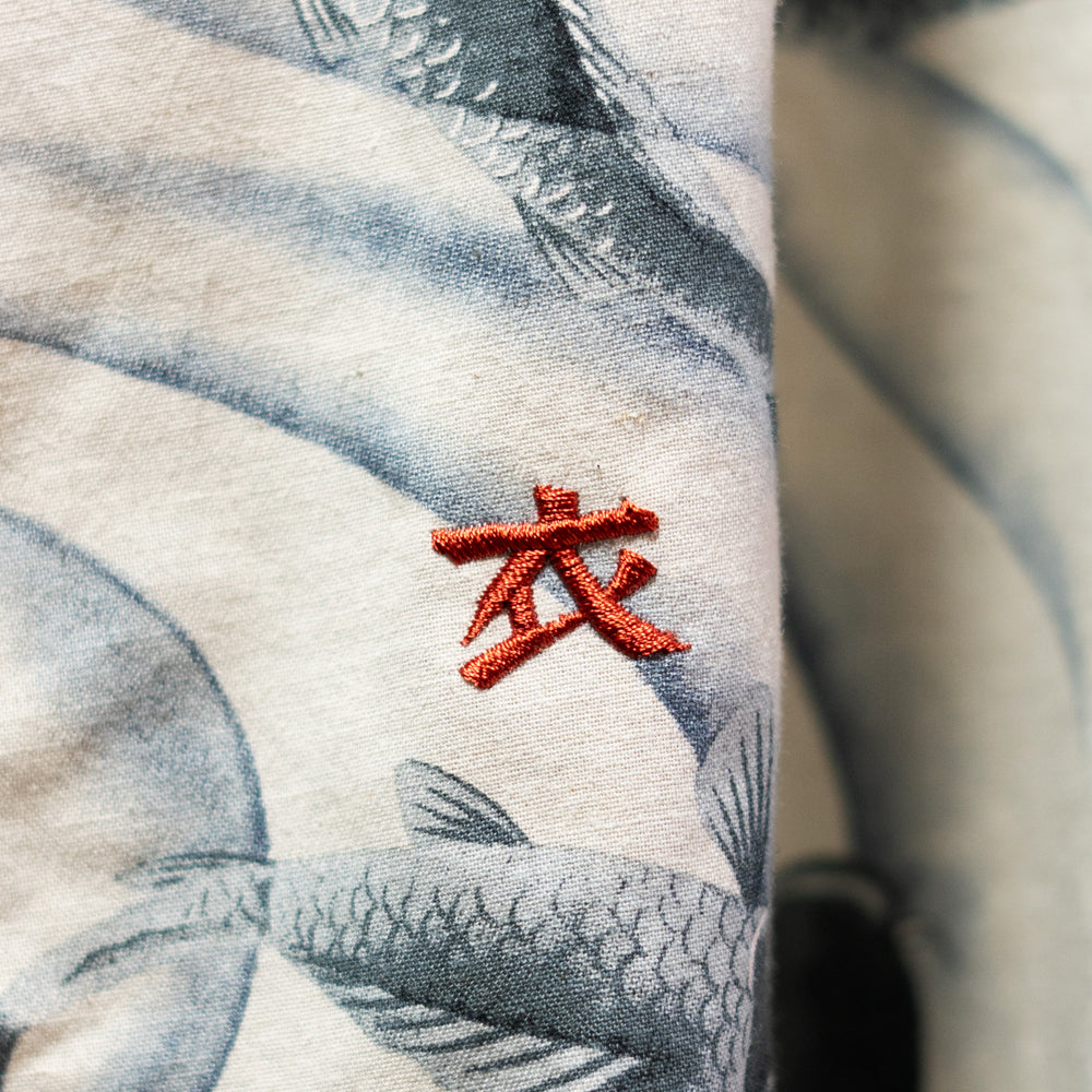 流水鯉総柄  ワンピース