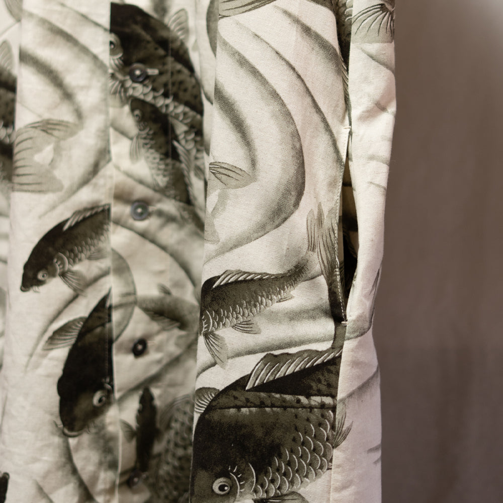 流水鯉総柄  ワンピース