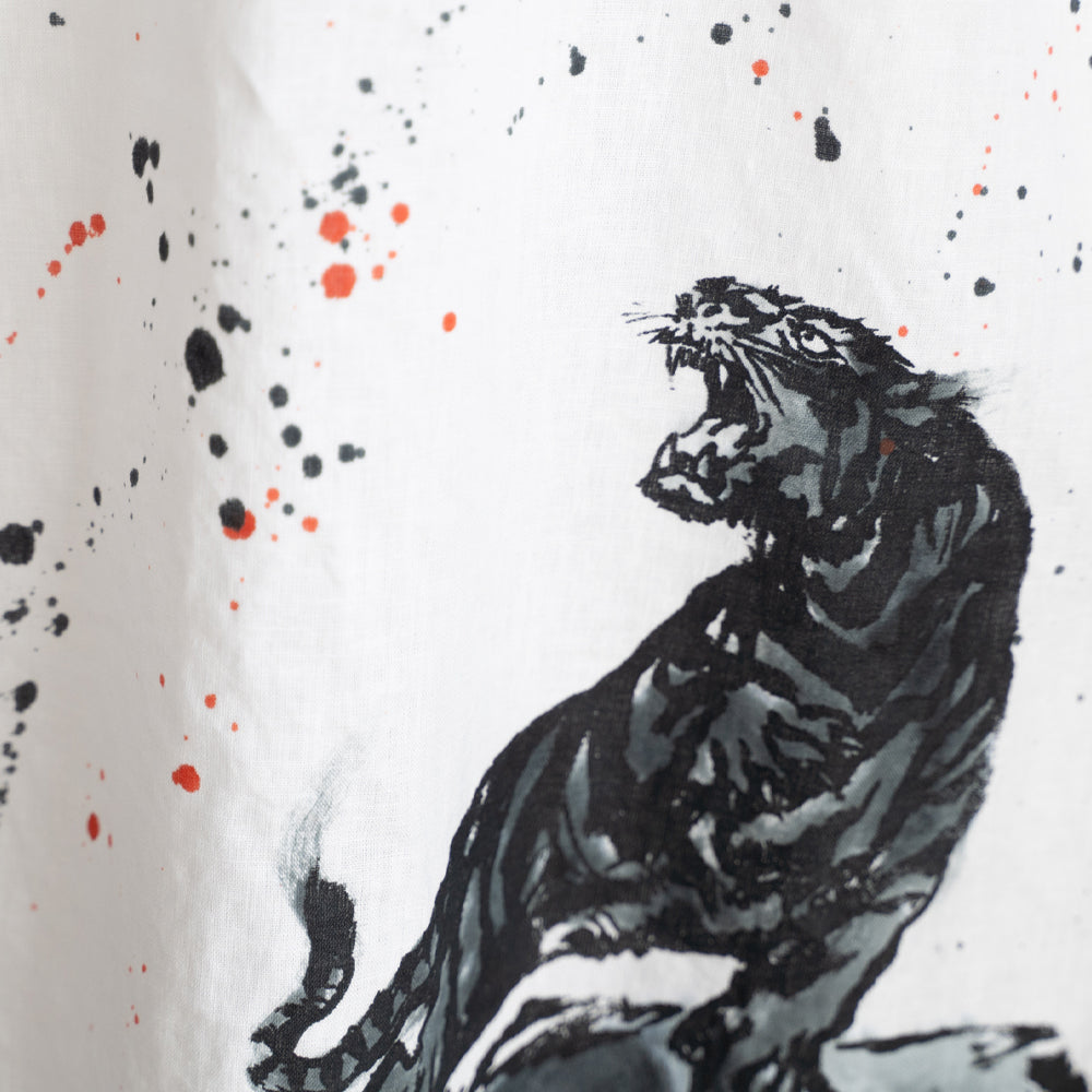 Roaring dragon and tiger shirt