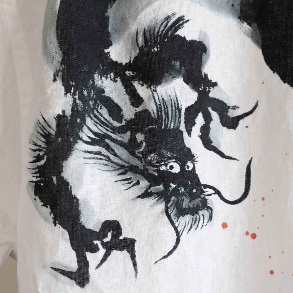 Roaring dragon and tiger shirt