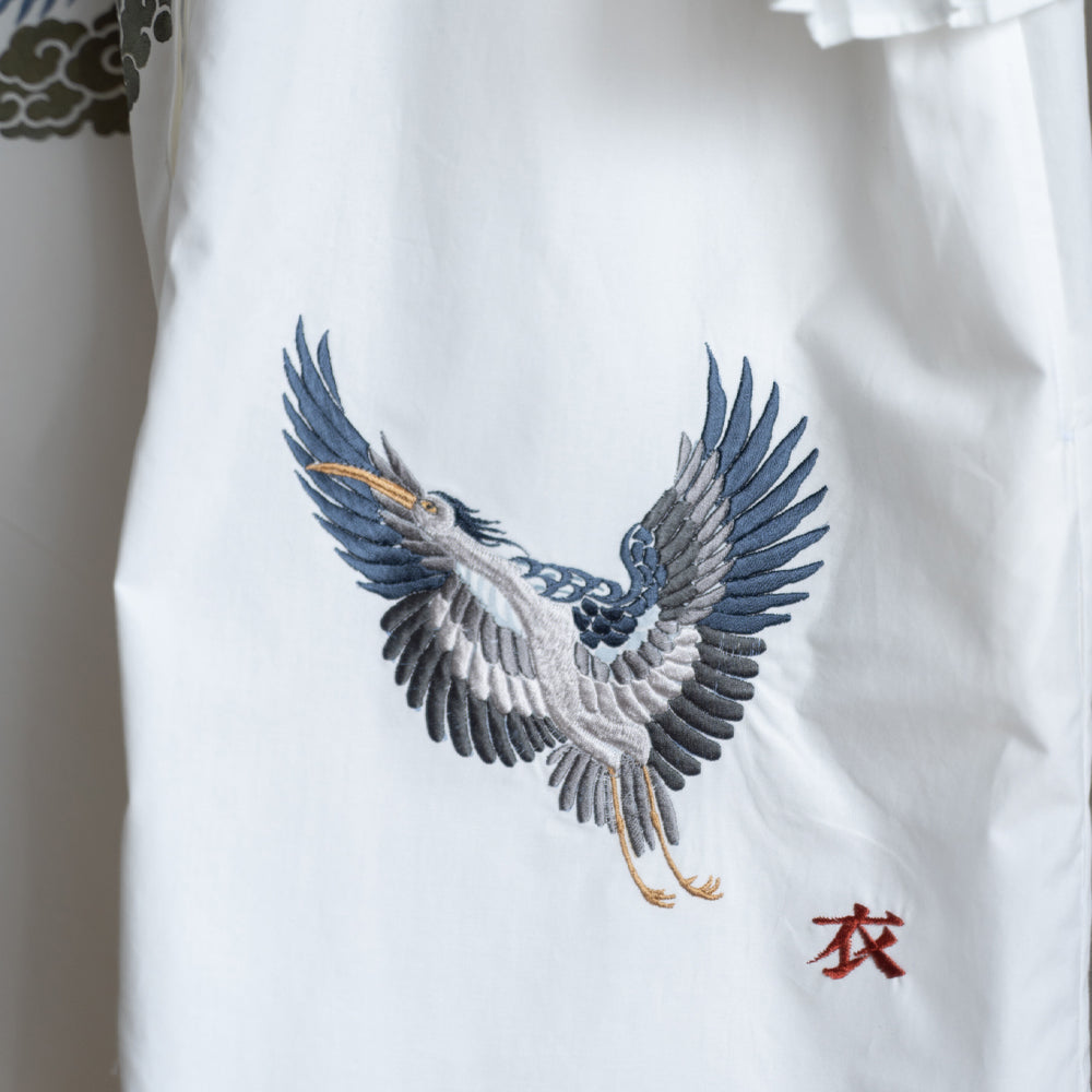 Heron pleated sleeve Dress