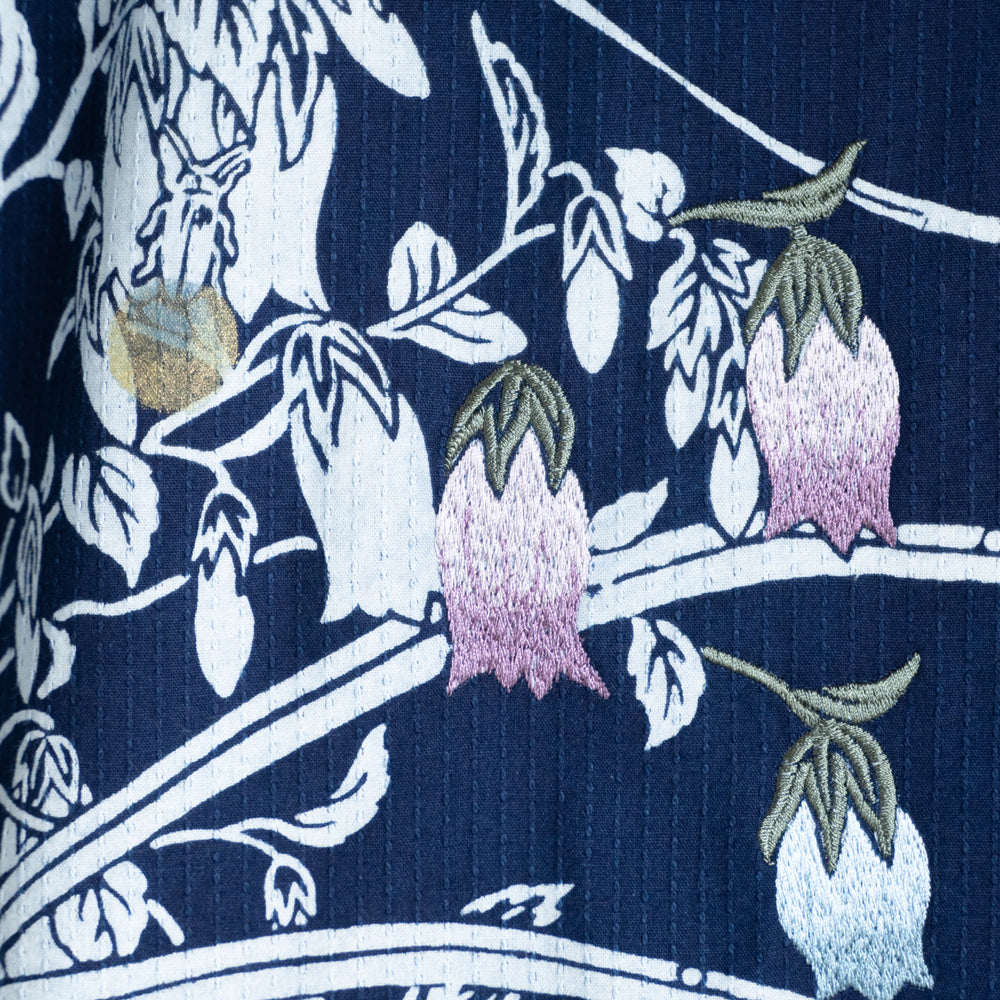 Firefly Grass Indigo Sashiko Shirt