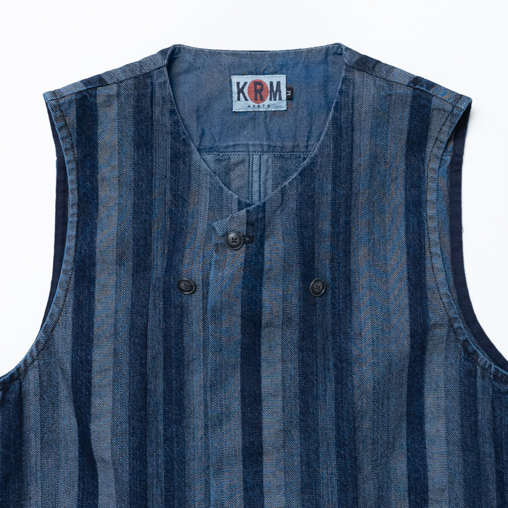 デニムストライプベスト