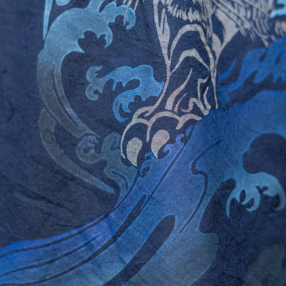 Tiger and Rough Wave Aloha Shirt