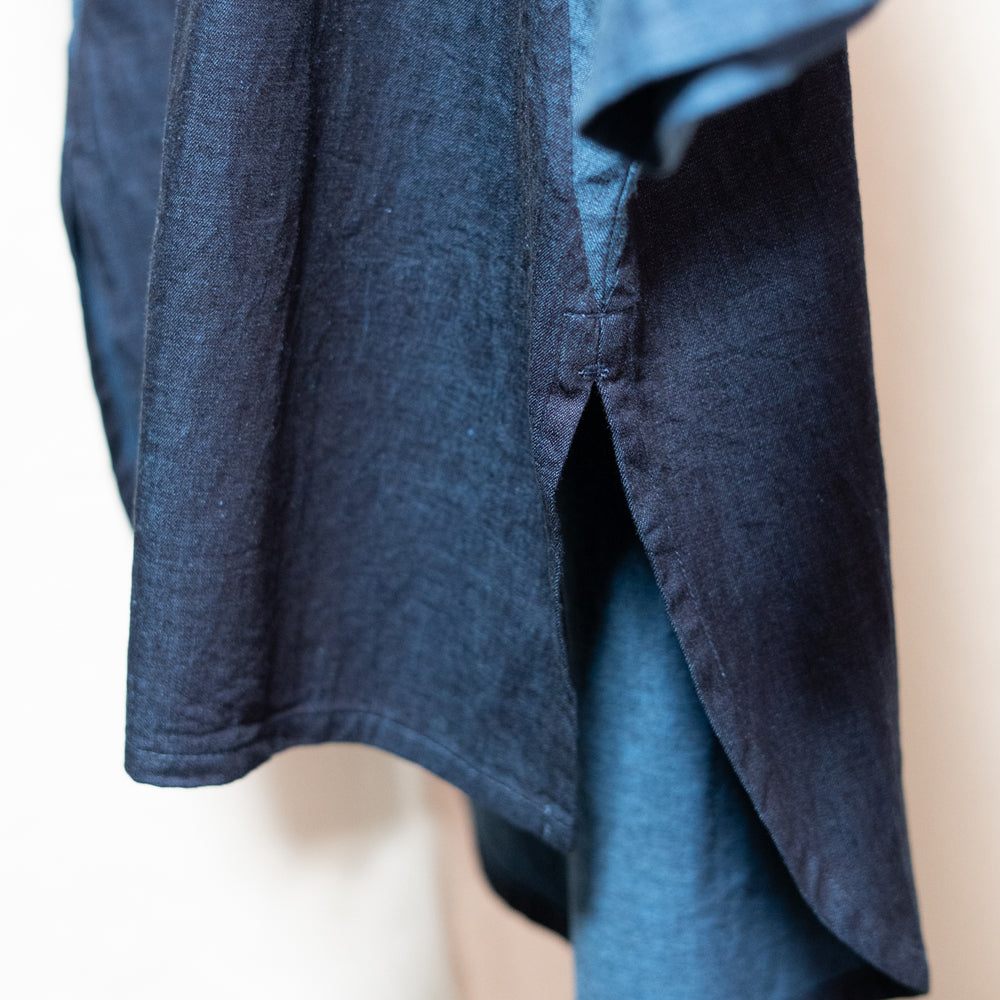 Flying Crane and Mount Fuji Stitch Blouse