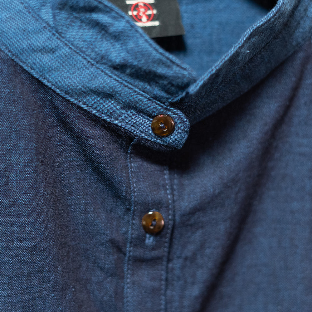 Flying Crane and Mount Fuji Stitch Blouse