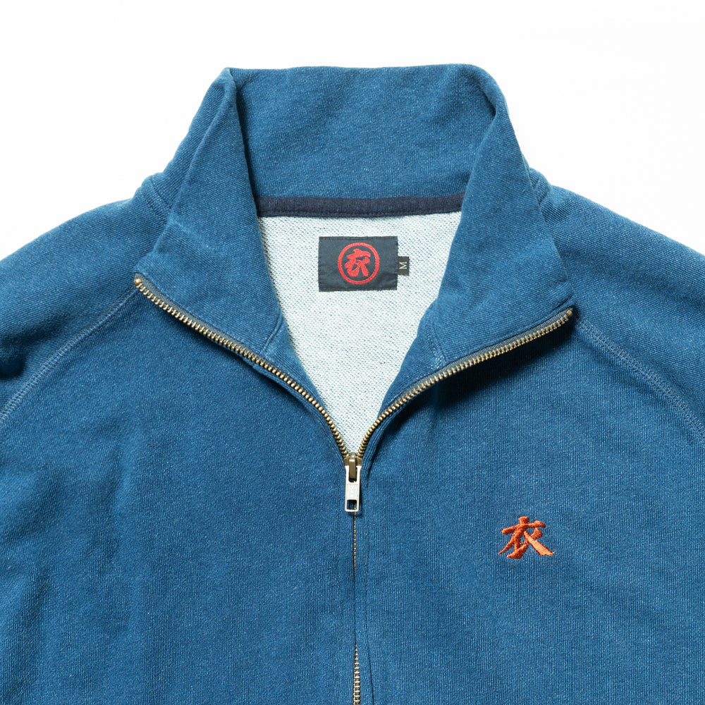 筒描き雲に鶴ジップ