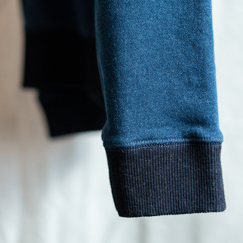 筒描き雲に鶴ジップ