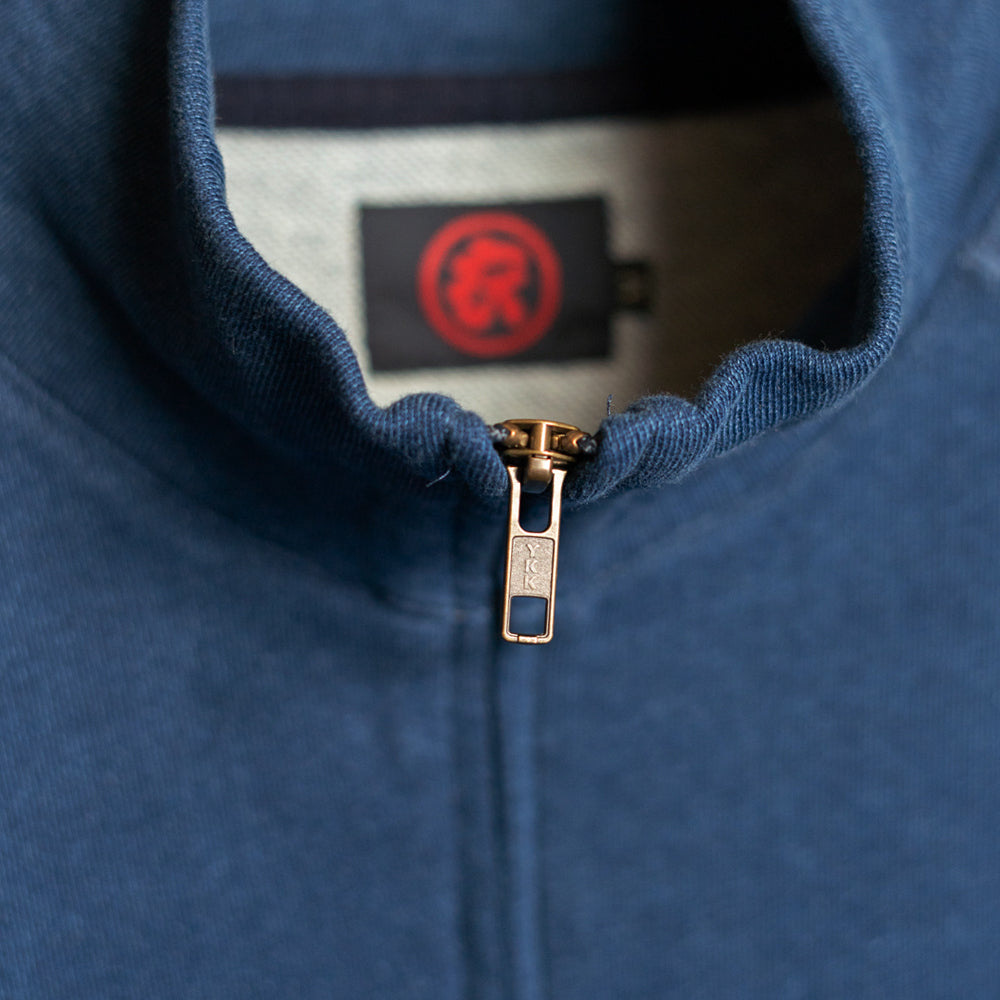 筒描き雲に鶴ジップ