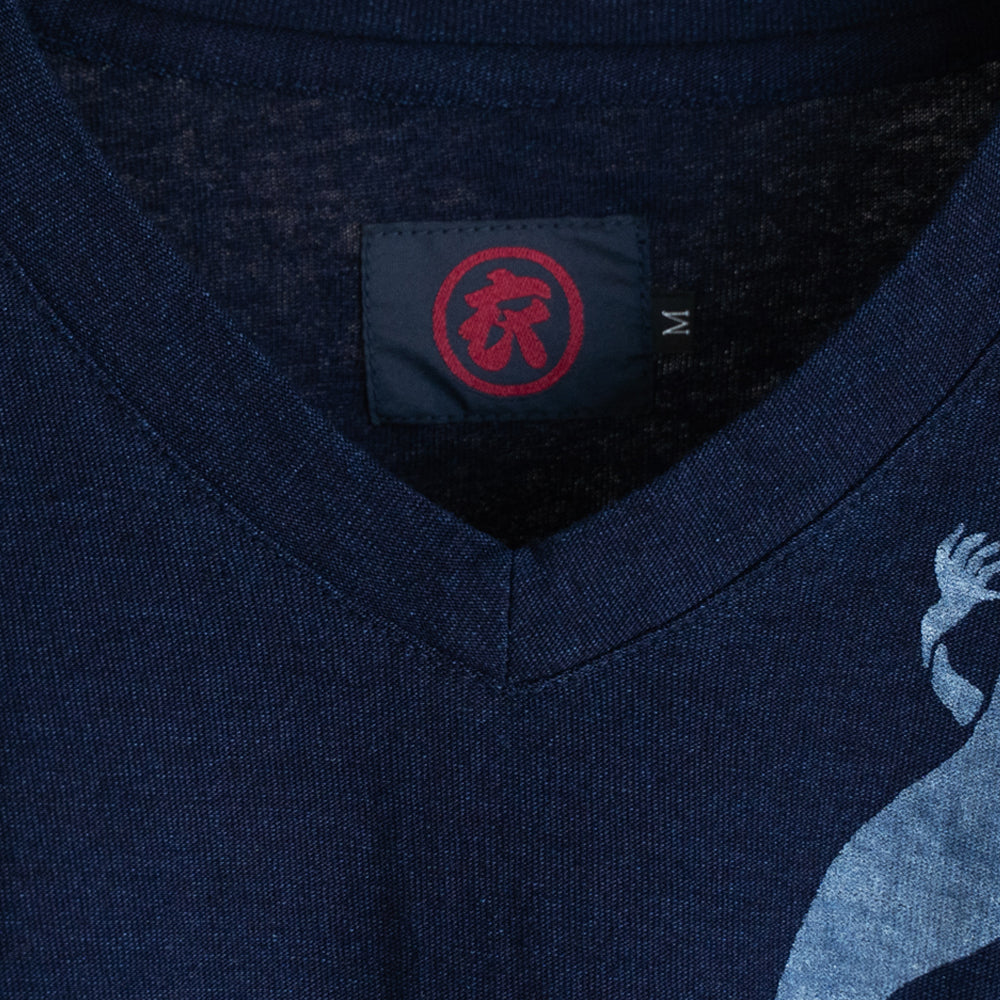 成し遂げたい Vネックポケット付き半袖Tシャツ