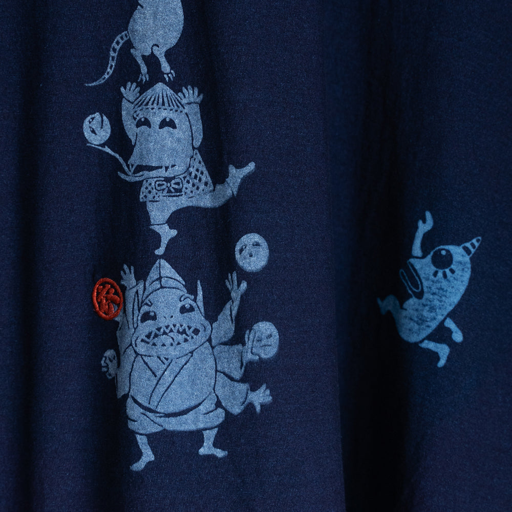 成し遂げたい Vネックポケット付き半袖Tシャツ