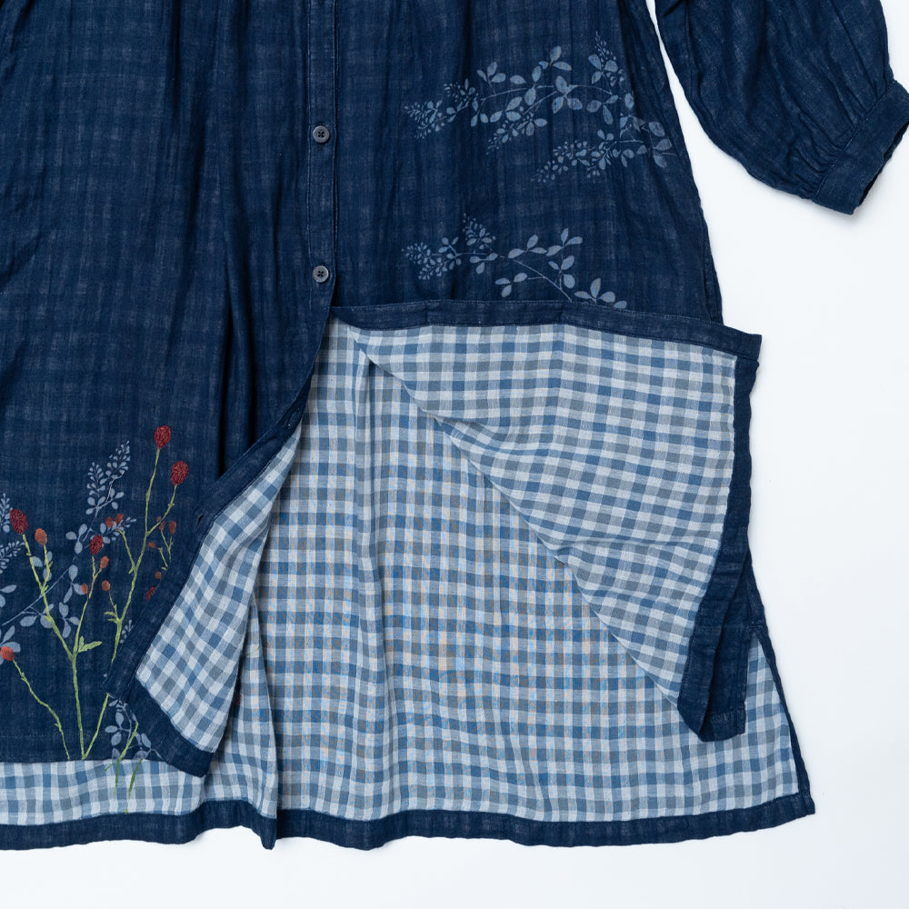 Garden Burnet Double Gauze Dress