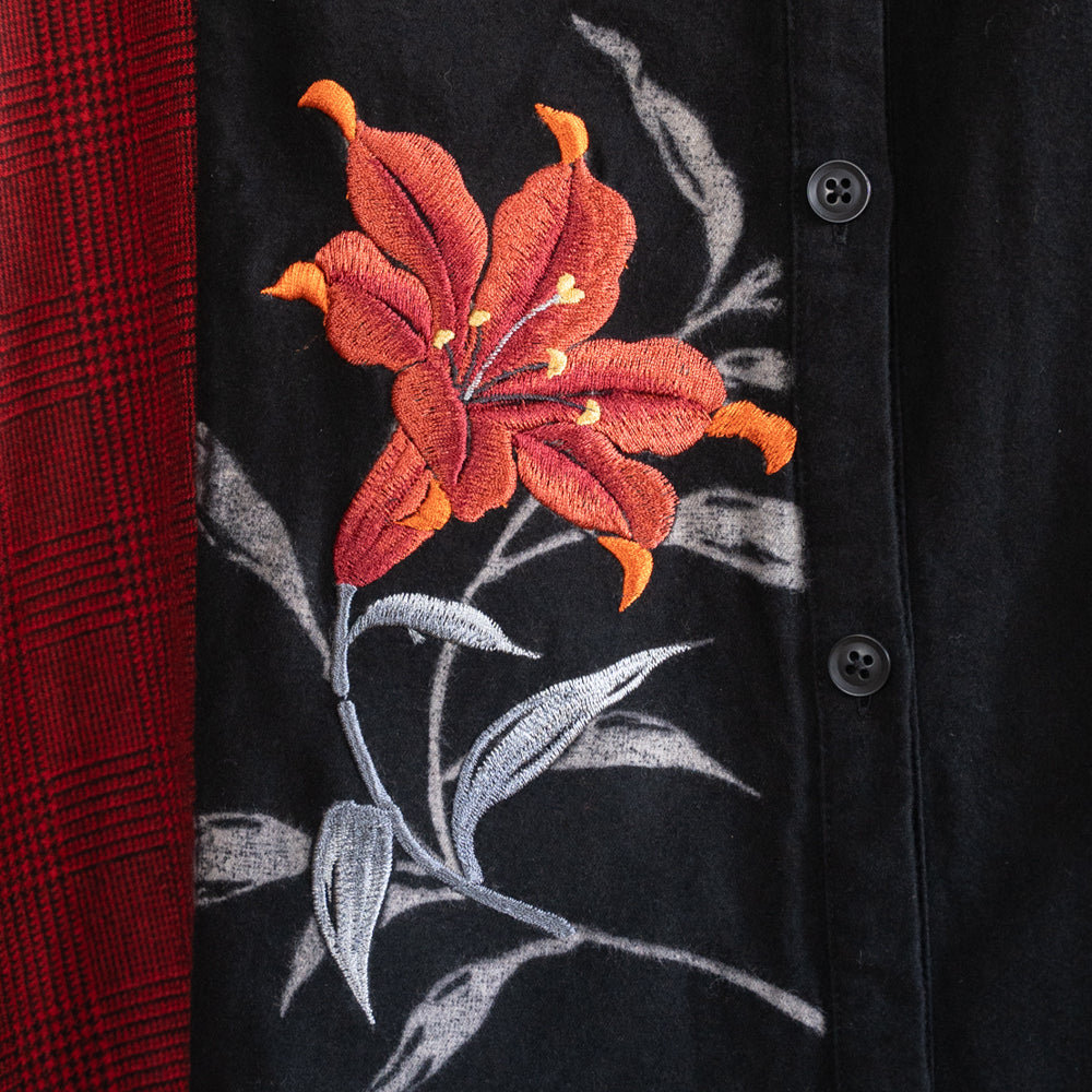 豊かな百合コートワンピース