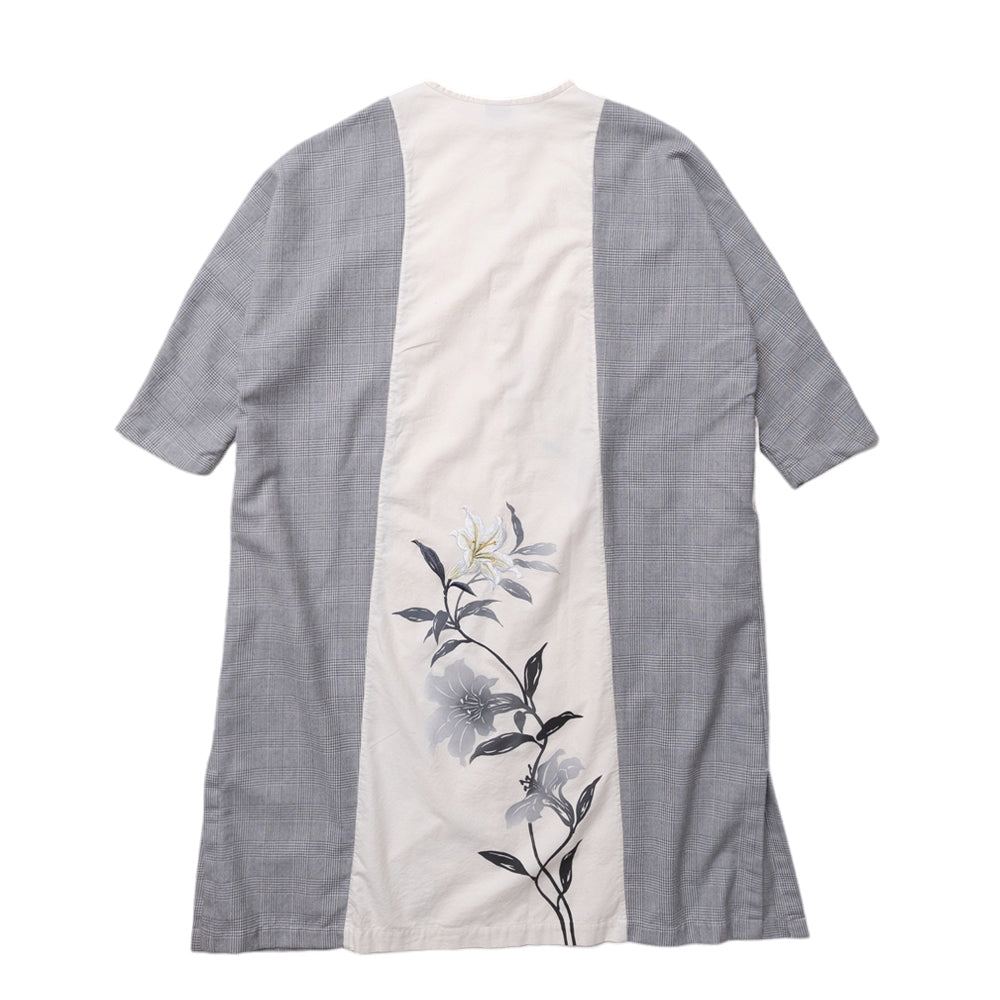 豊かな百合コートワンピース