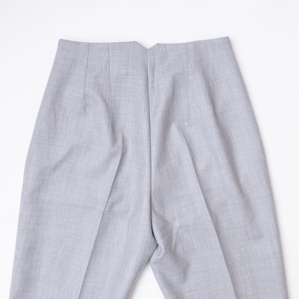 百合ハイウエスト スリムパンツ