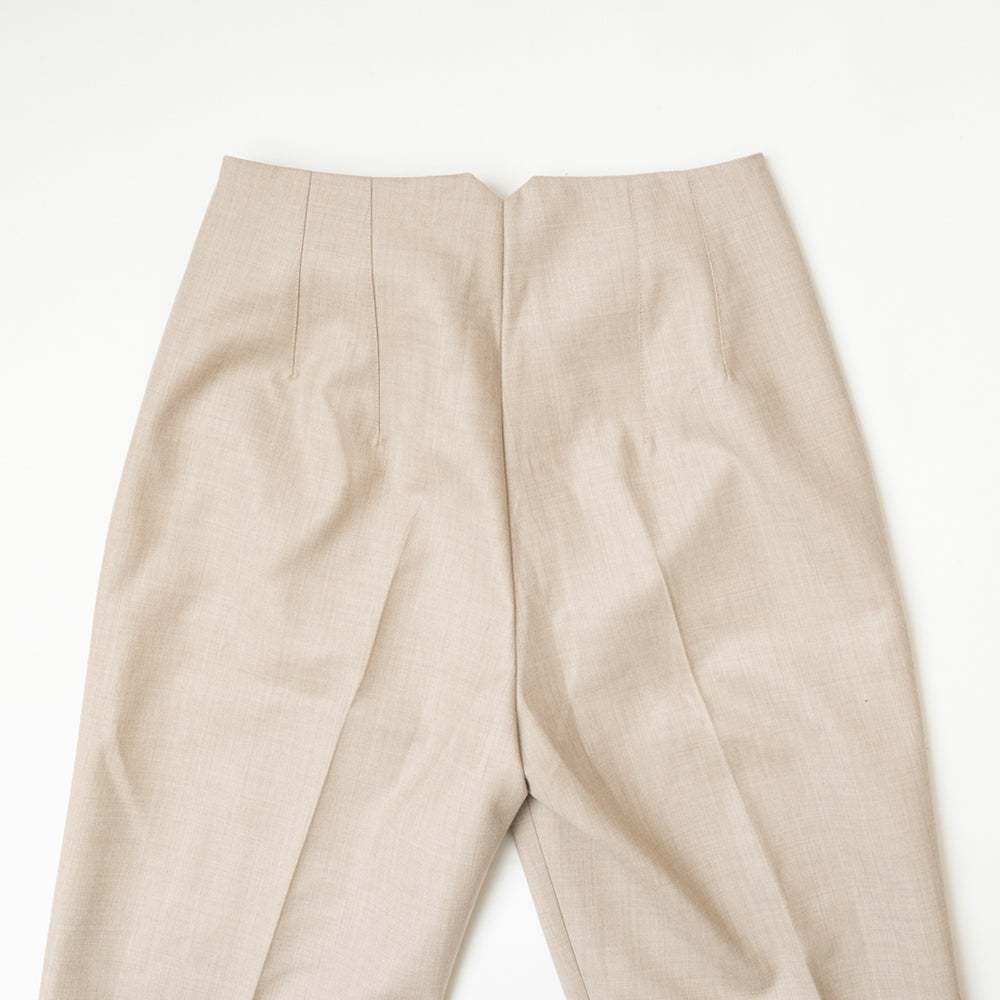 百合ハイウエスト スリムパンツ