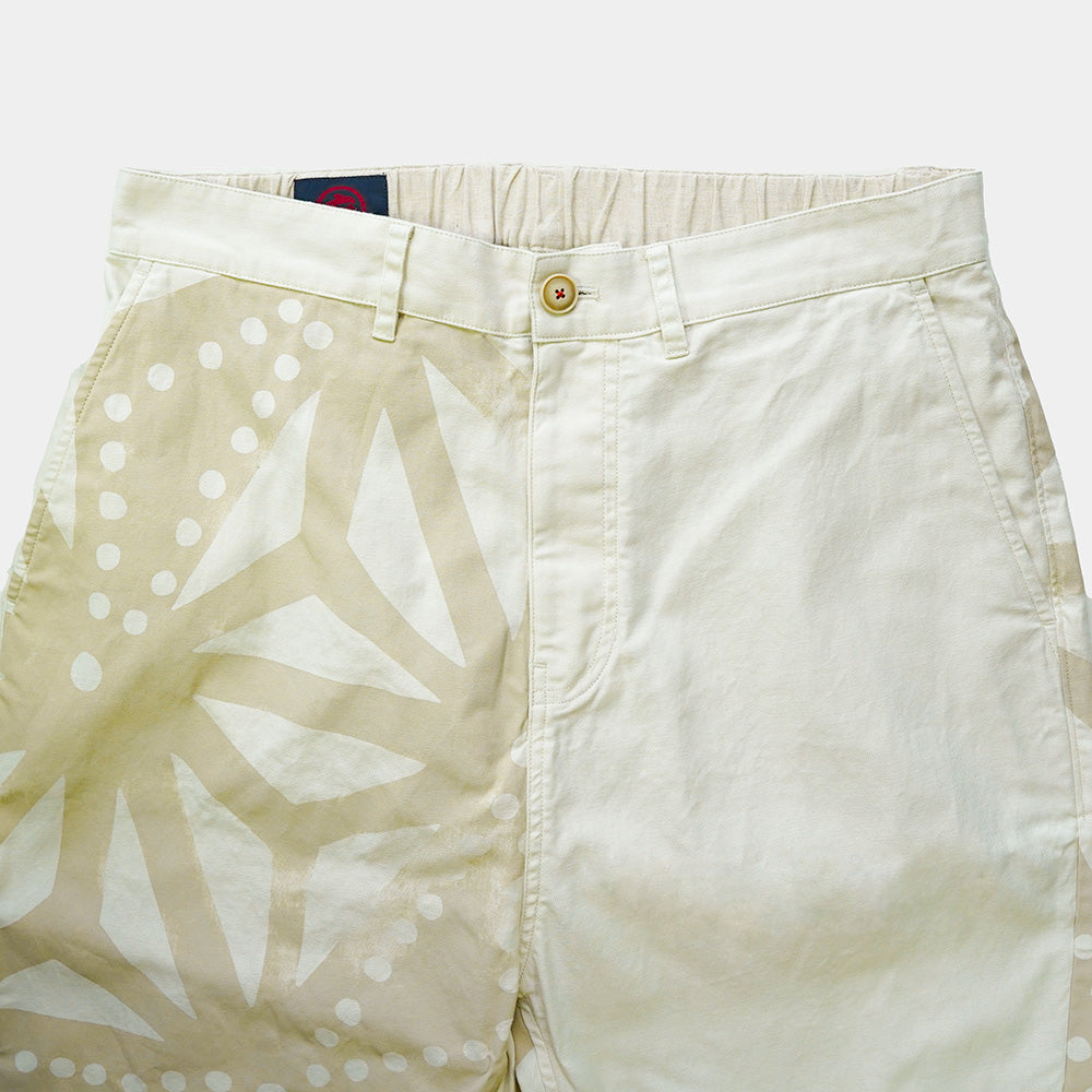 変わり麻の葉 八分丈パンツ