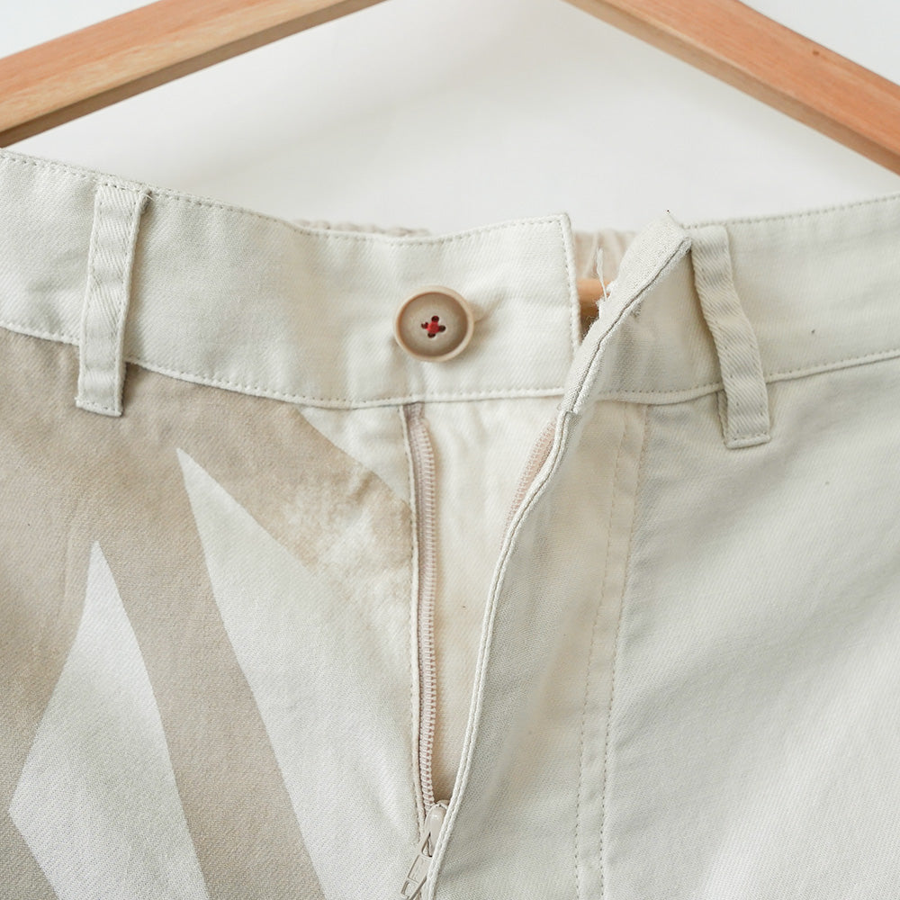 変わり麻の葉 八分丈パンツ