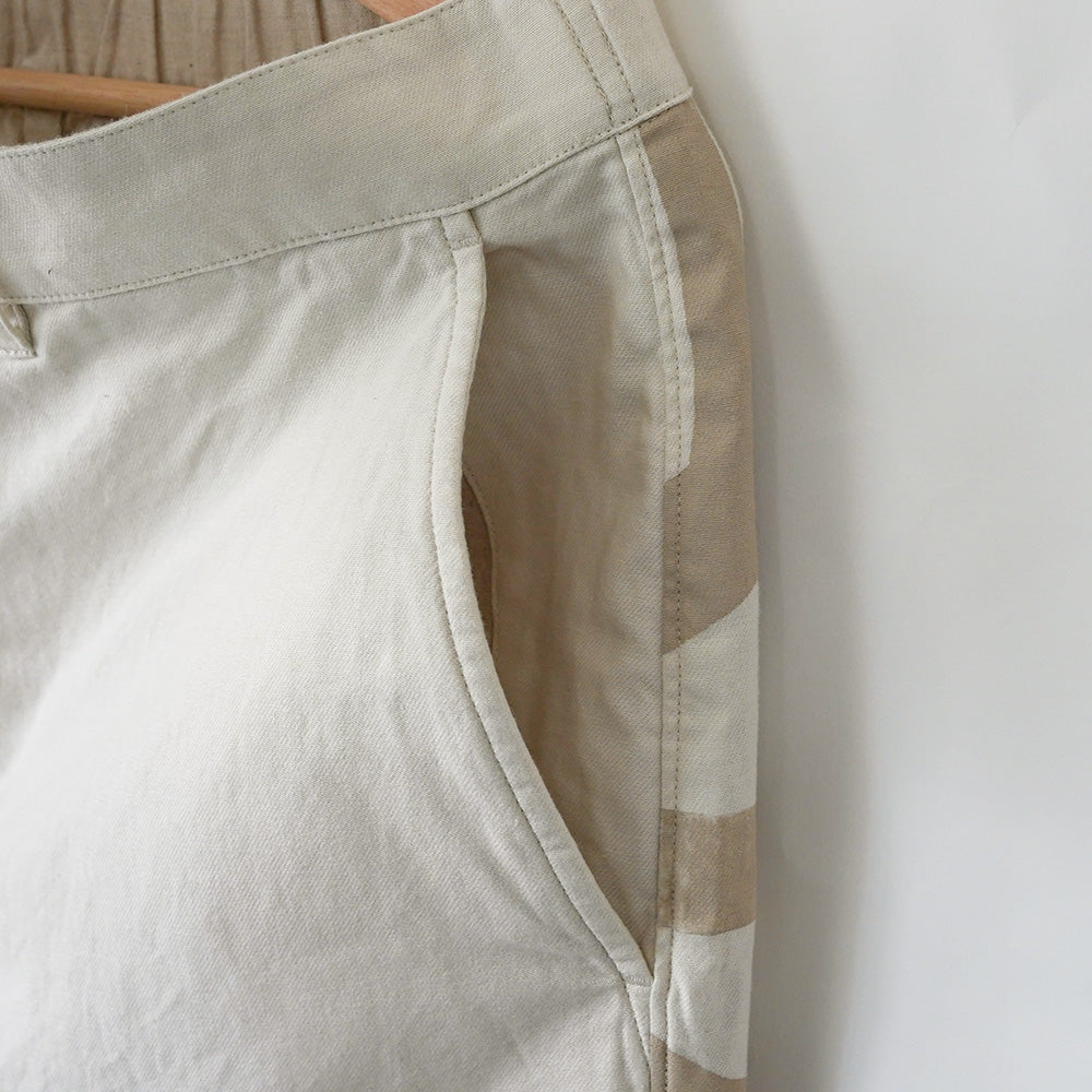 変わり麻の葉 八分丈パンツ