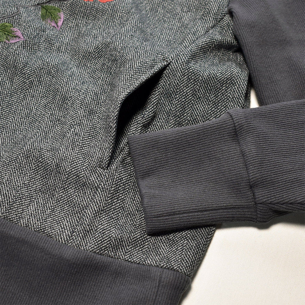 山茶花着物衿カーデジャケット