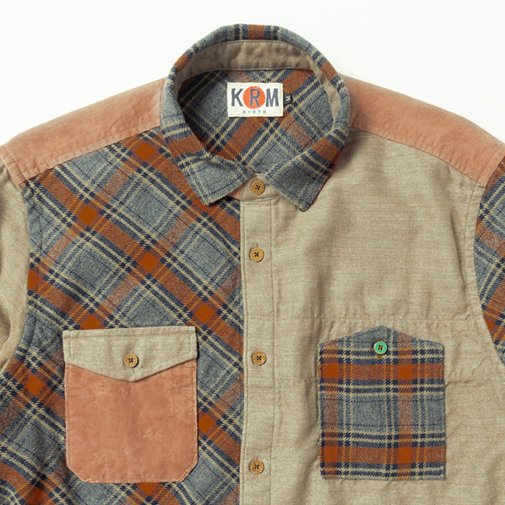 柿渋使いエンジニアシャツ