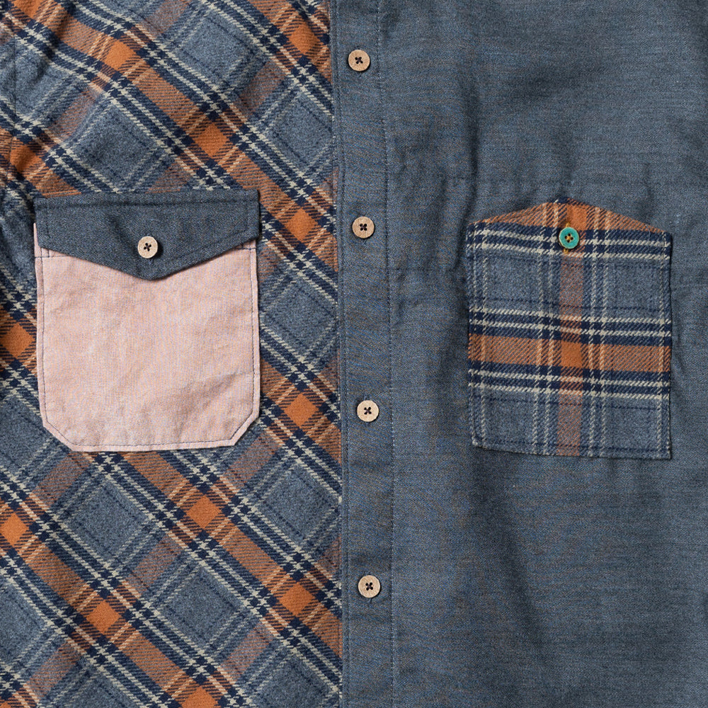 柿渋使いエンジニアシャツ