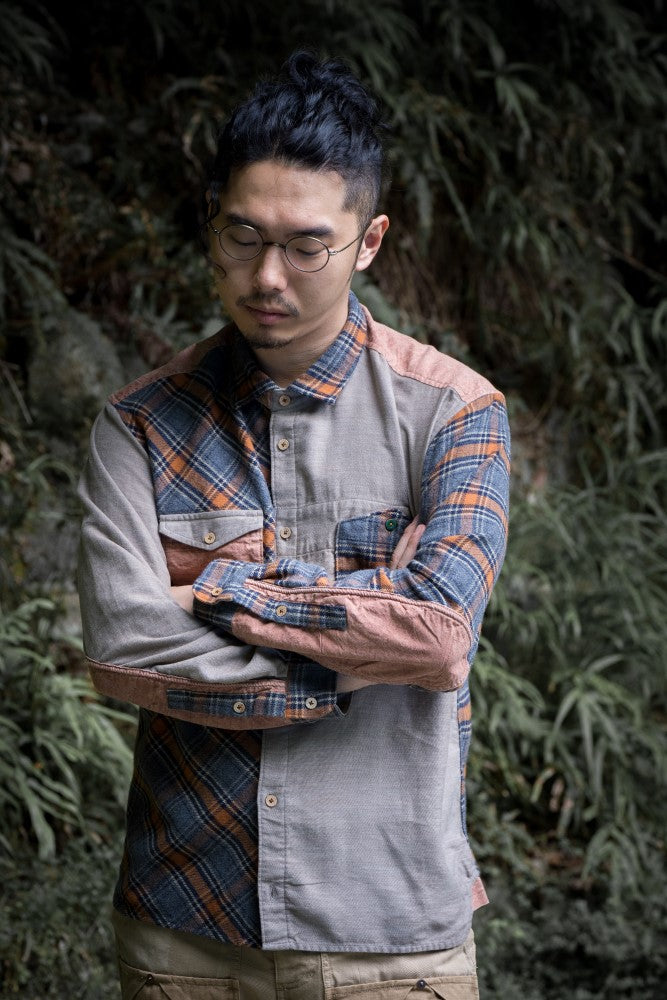 柿渋使いエンジニアシャツ