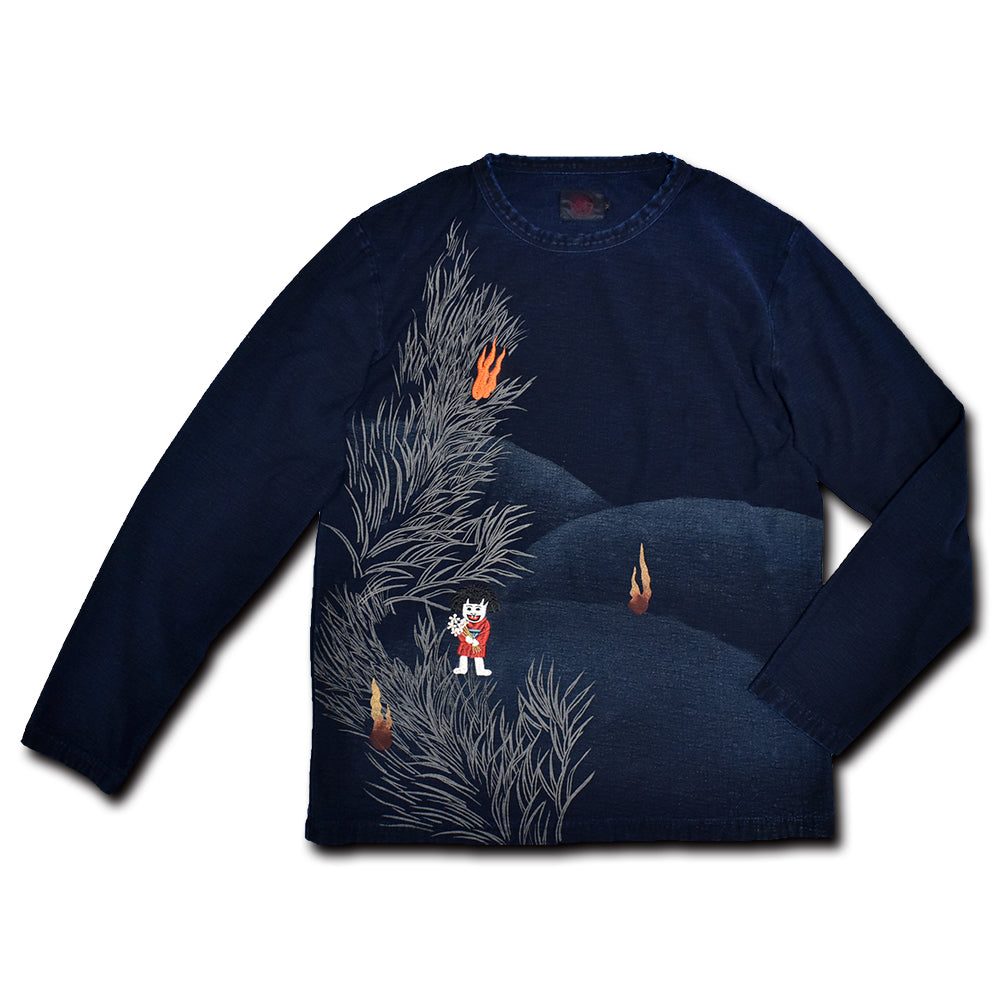 座敷童 長袖Tシャツ