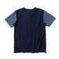 kaki-no-hana sashiko  T-shirt with pockt