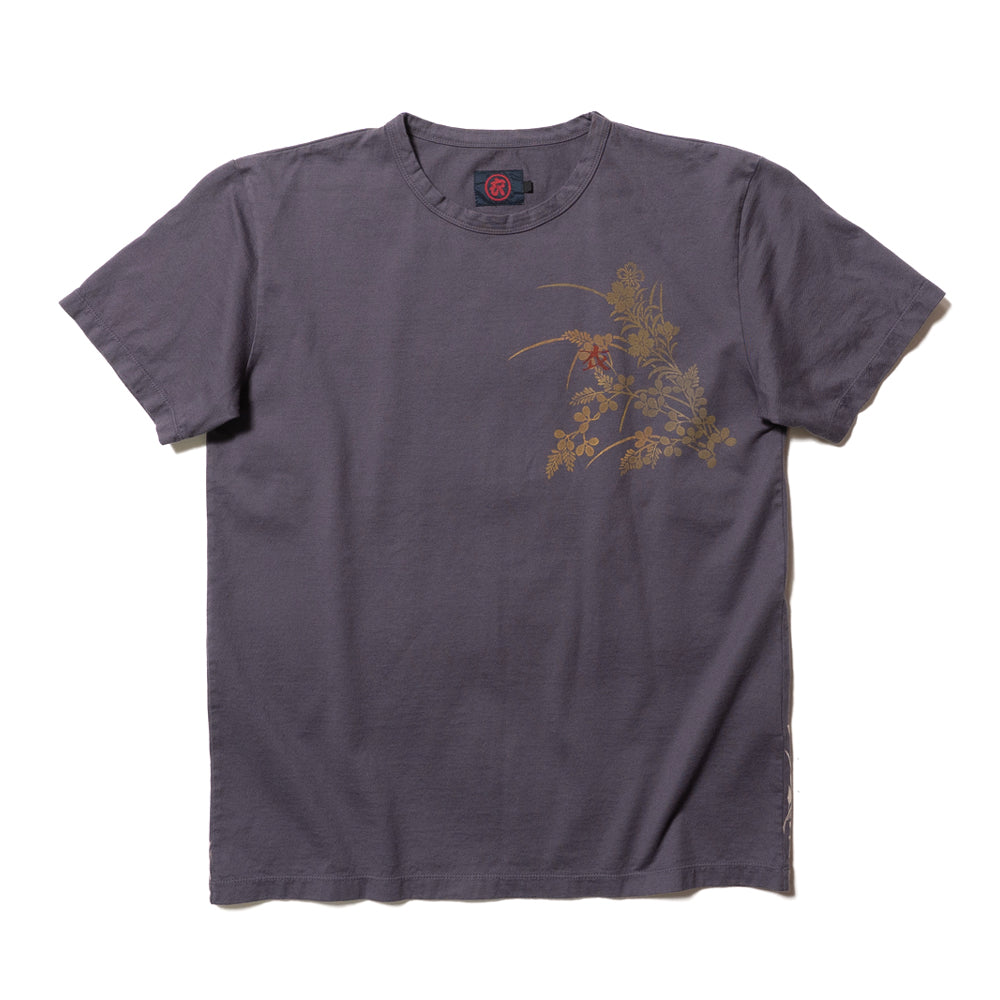 笛吹き骸骨 半袖Tシャツ