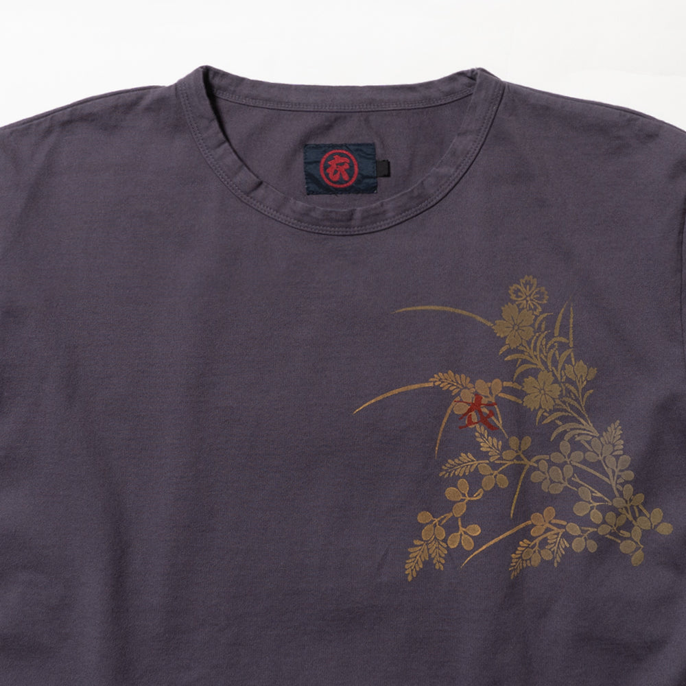 笛吹き骸骨 半袖Tシャツ