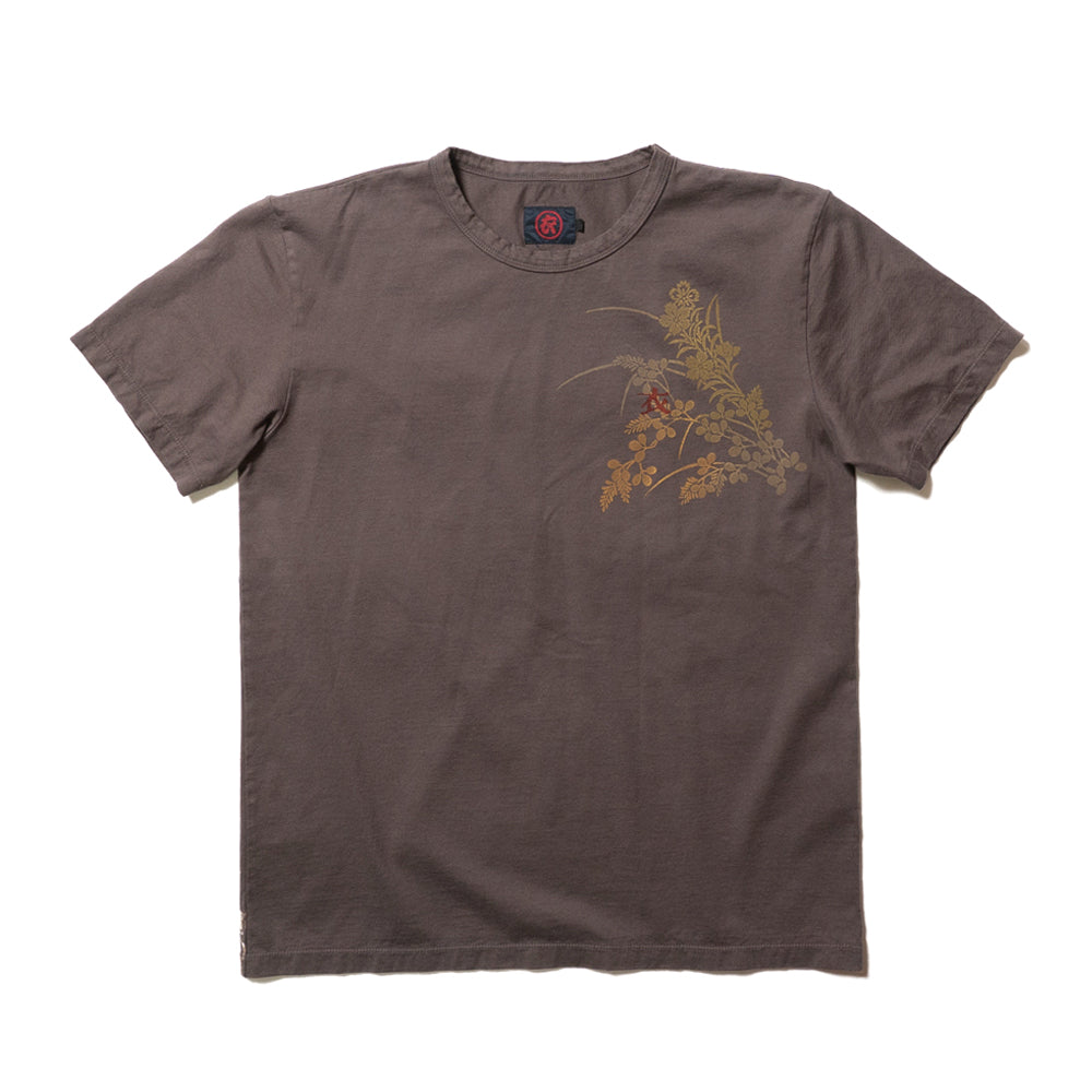 笛吹き骸骨 半袖Tシャツ