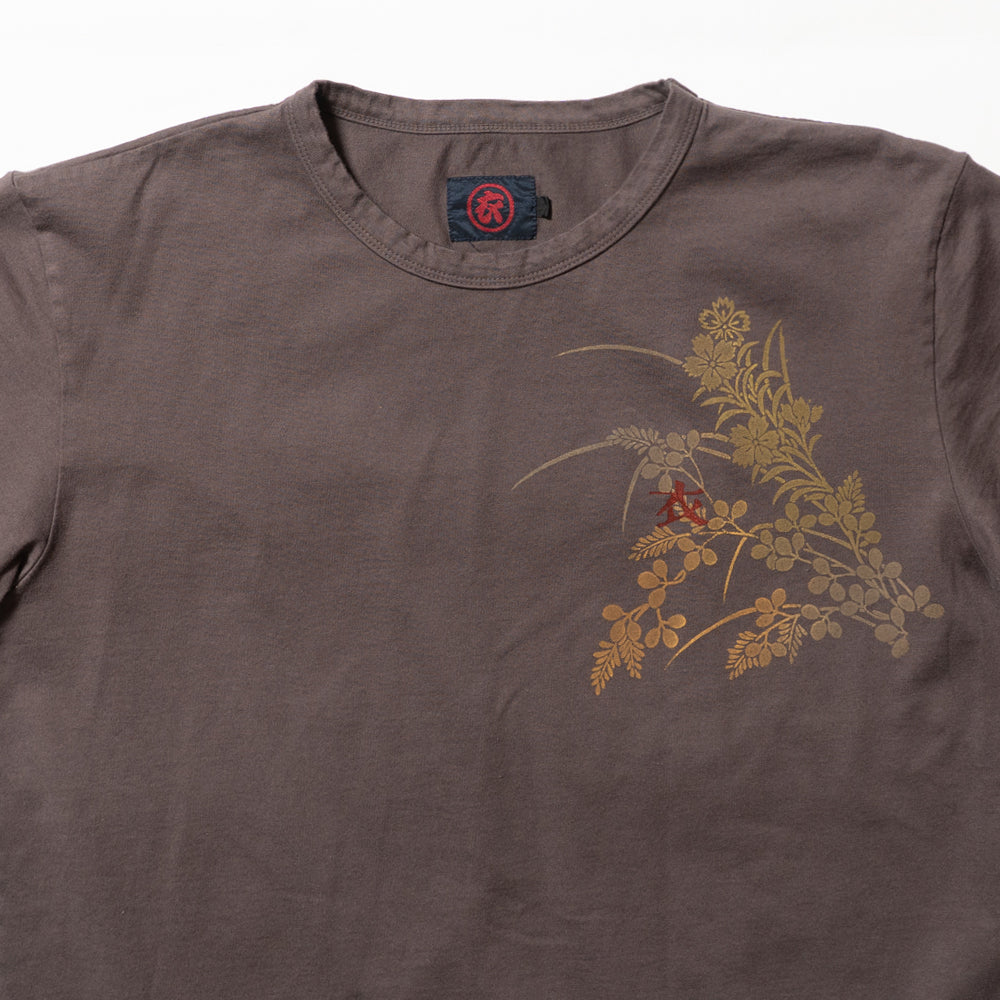 笛吹き骸骨 半袖Tシャツ
