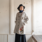 Gloriosa tuck wool coat